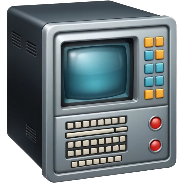 Early mainframe computer emoji