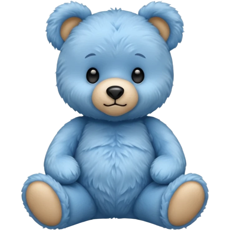 Blue Teddy in different pose emoji