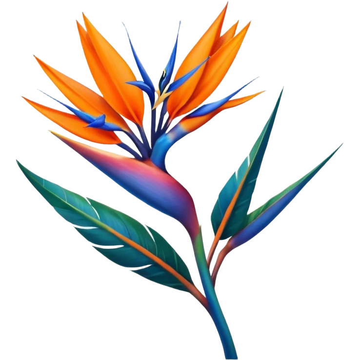 bird of paradise flower emoji