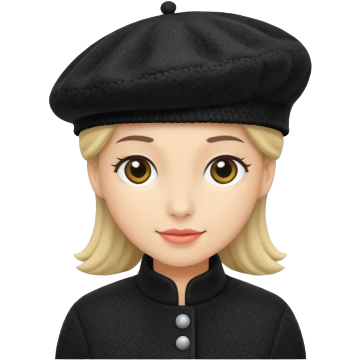 beret only no human emoji