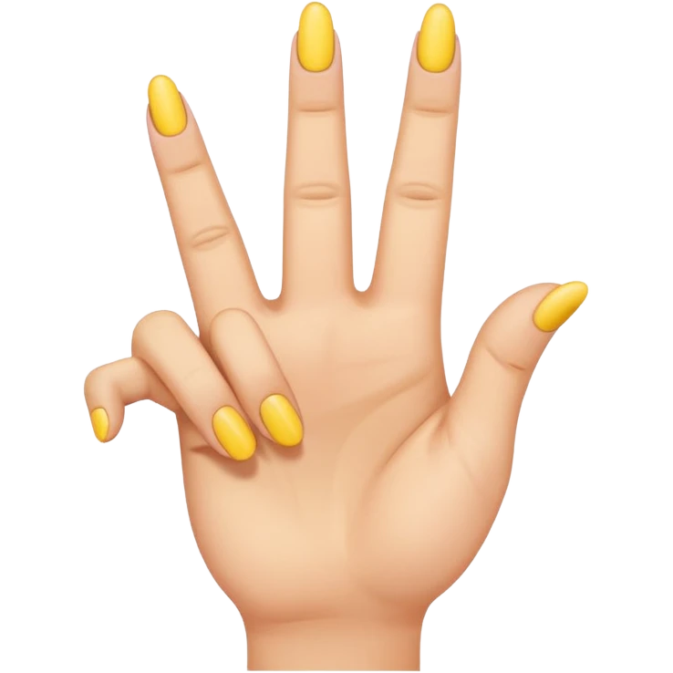 2 in the pink 1 in the stink yellow hand emoji emoji