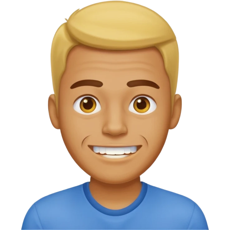 man a yellow teeths emoji