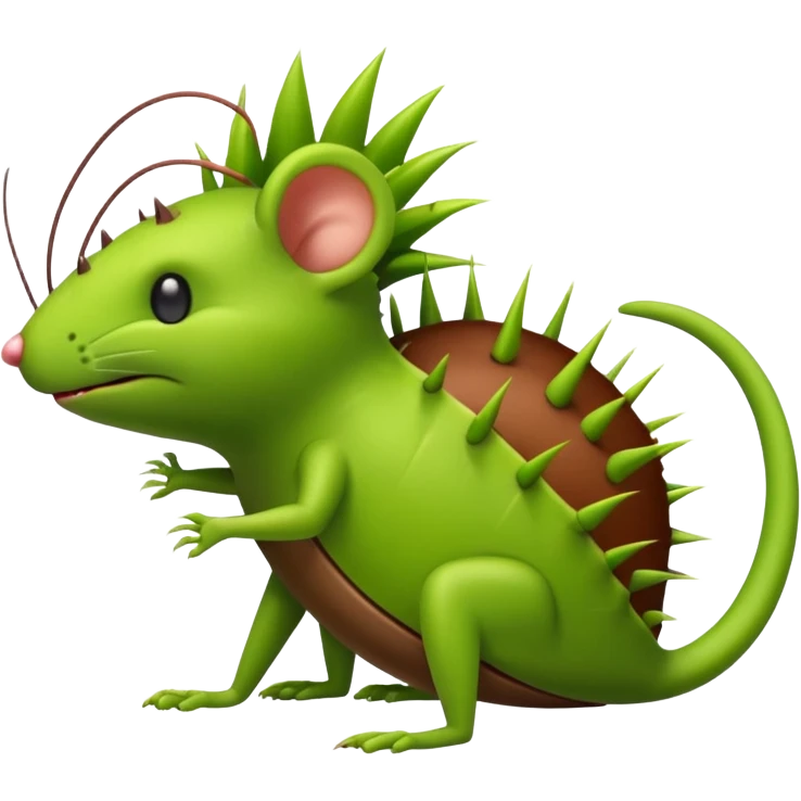 Venus flytrap with a mouse emoji
