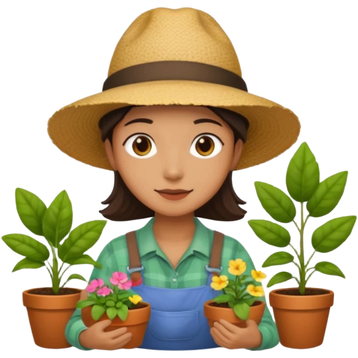 ทำสวน emoji