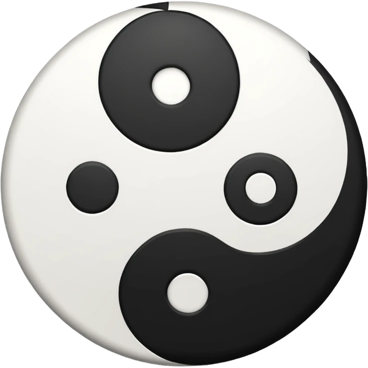 ying yang emoji
