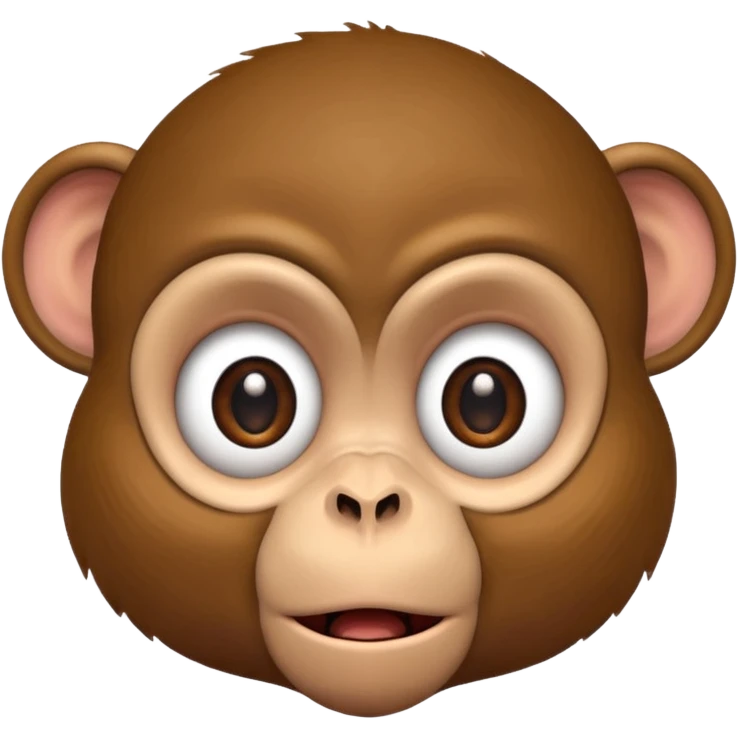 Scared monkey  emoji