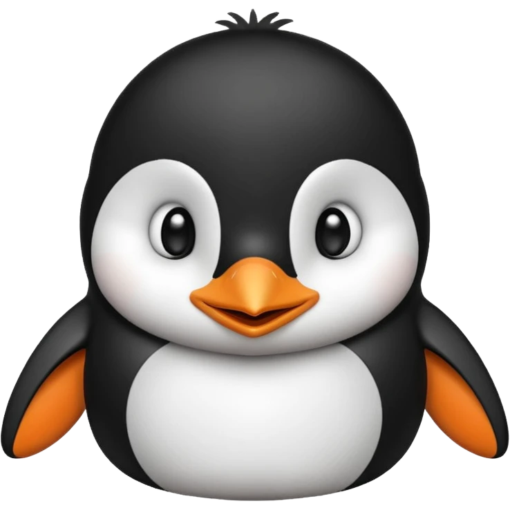 A cartoon  cute cartoon penguine emoji