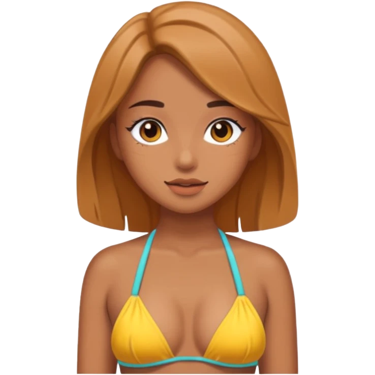 aesthetic girl in bikini emoji