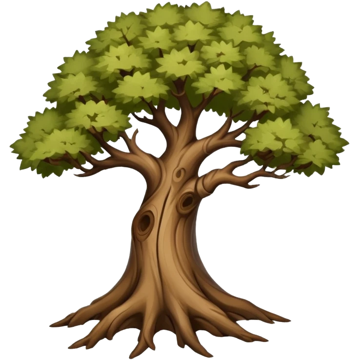 Hanging tree emoji