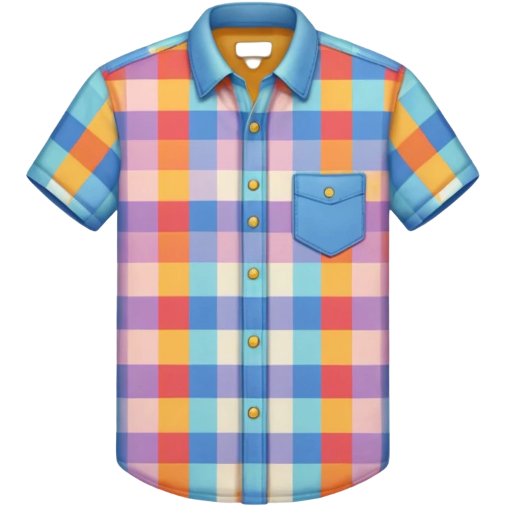 Hipster shirt emoji