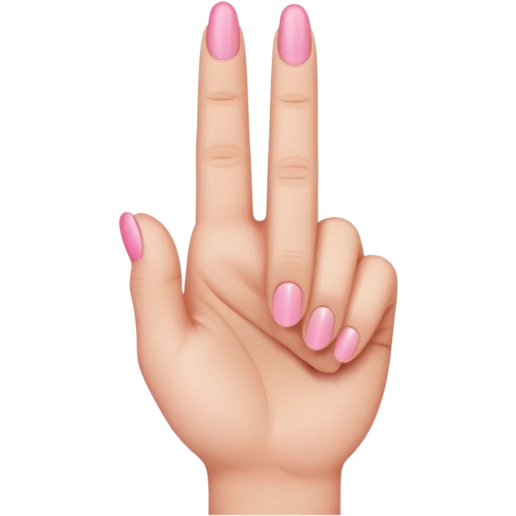 pink middle finger emoji