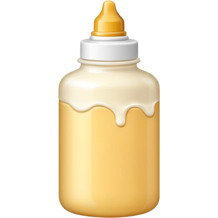cream in a bottle  emoji