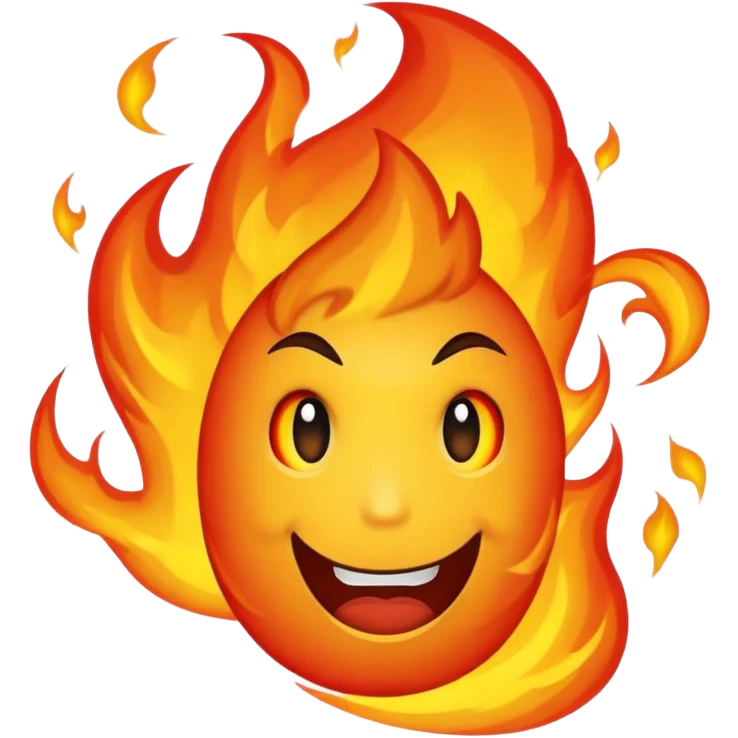 all Black fire emoji