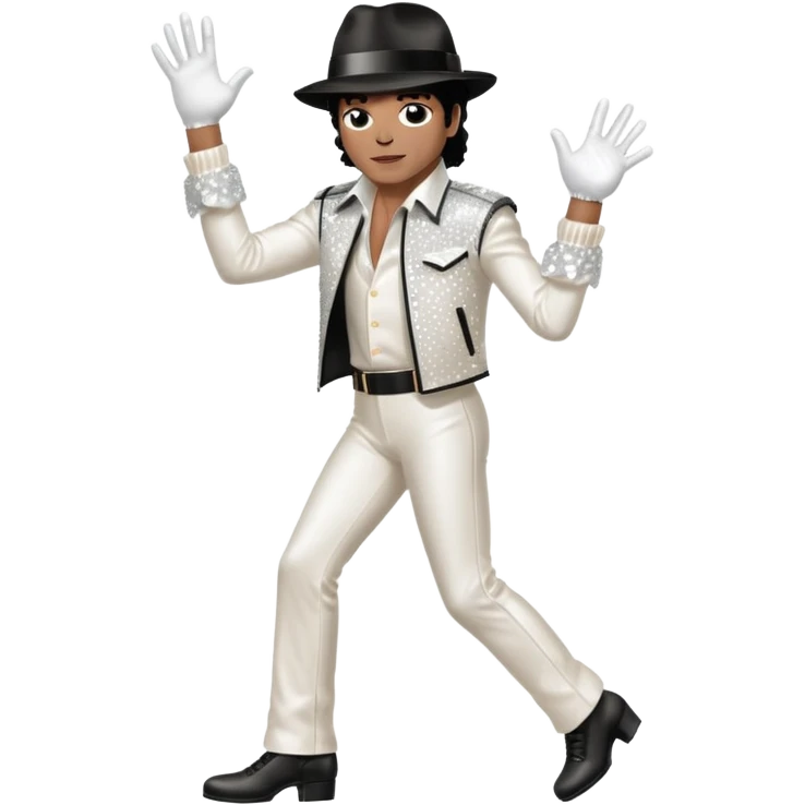 Michael Jackson moonwalking emoji