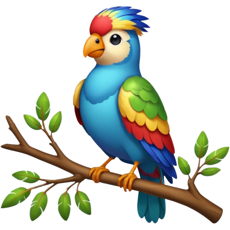 talking bird emoji