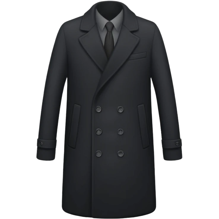 black coat emoji