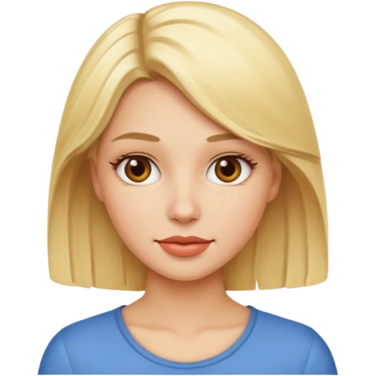 stupid blonde emoji