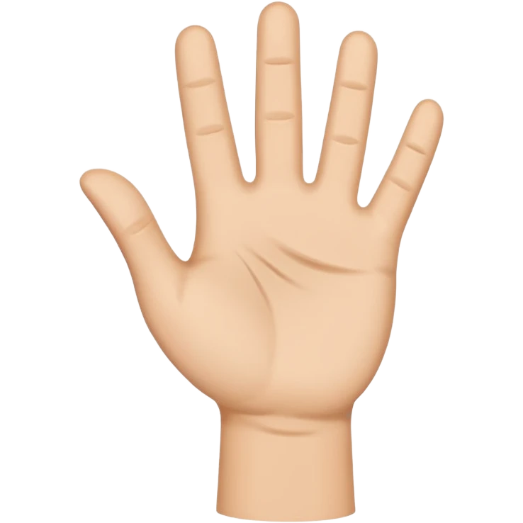 hello waving hand for SMS text emoji
