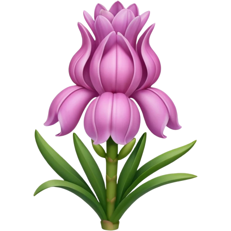 a light margenta  Hyacinth emoji