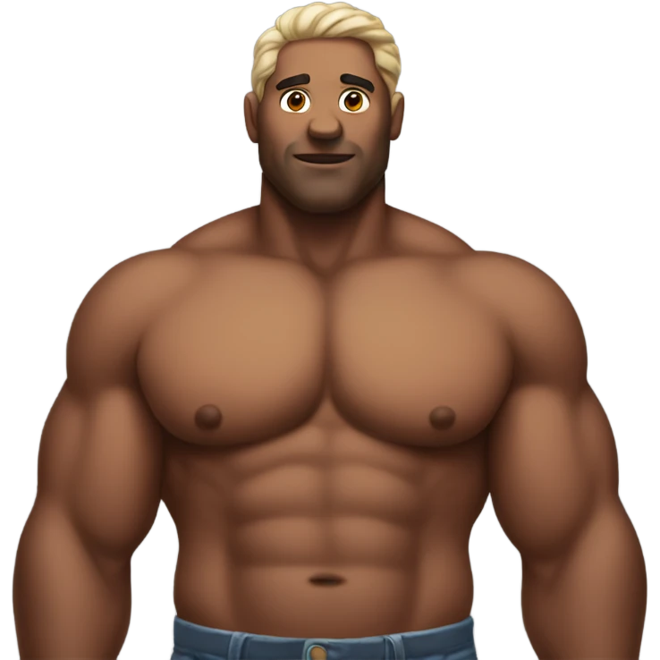 Big chest man emoji