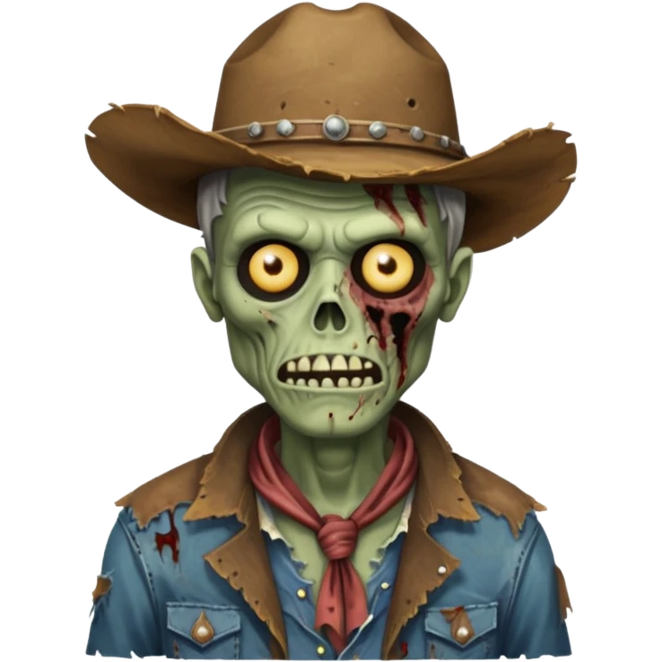 zombie cowboy emoji