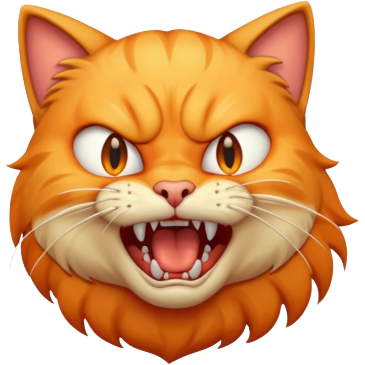angry cat emoji