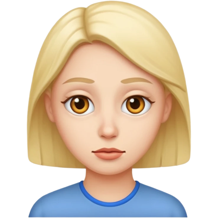 Cute eye roll emoji