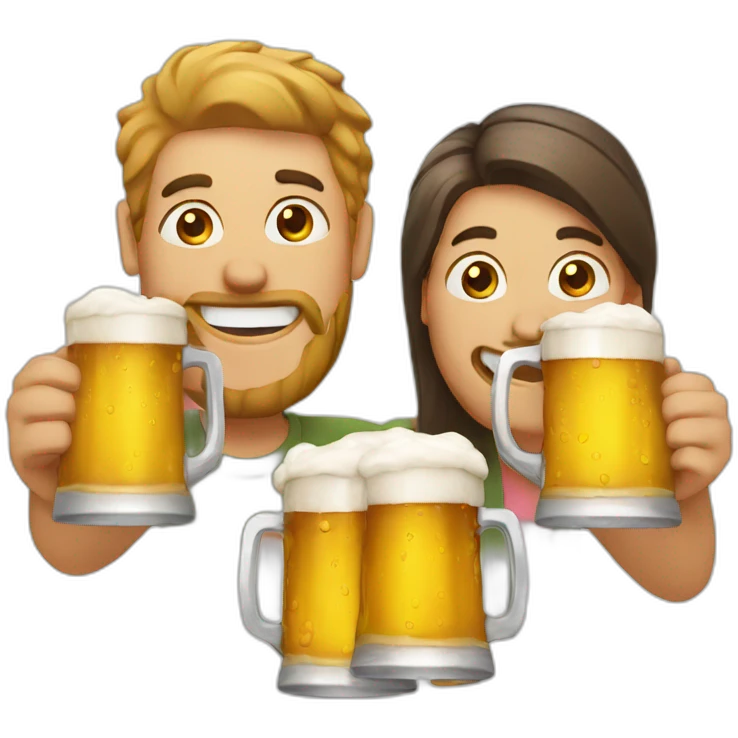 clinking beer mugs emoji