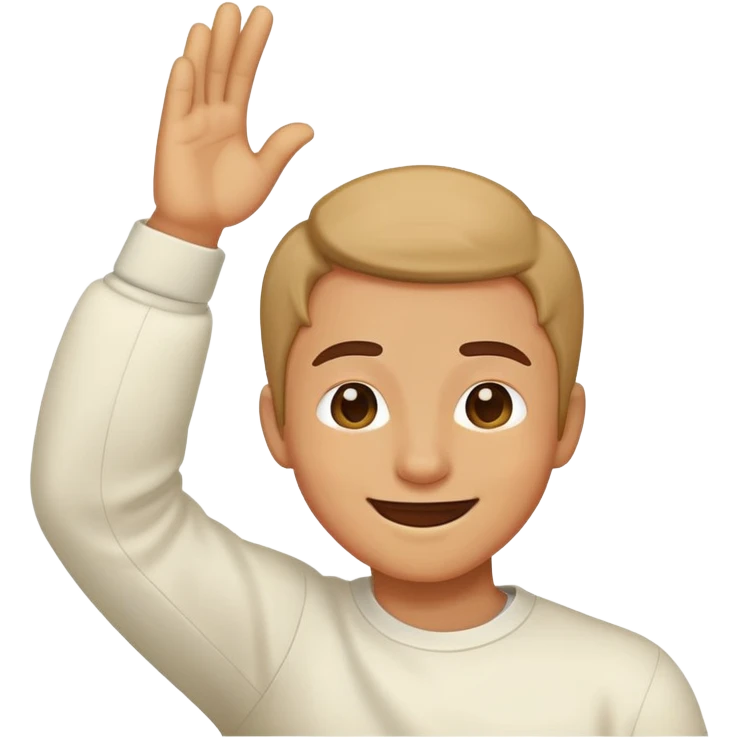 Person dabbing emoji