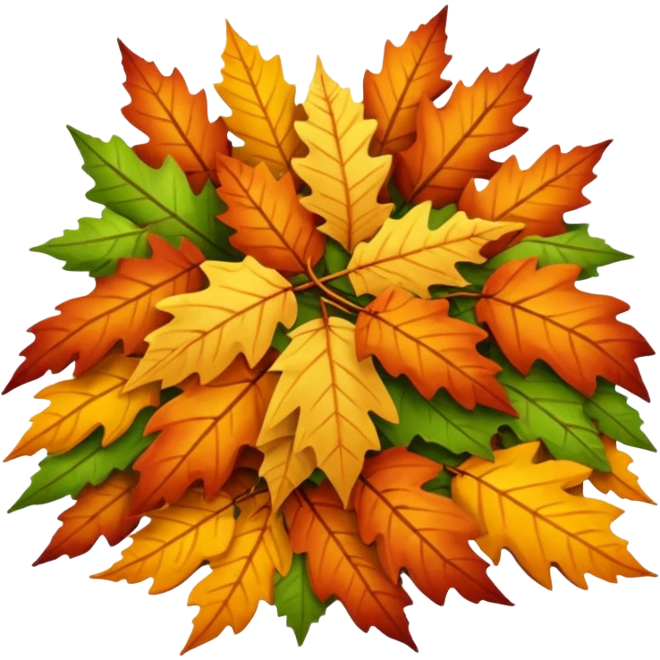 leaves emoji