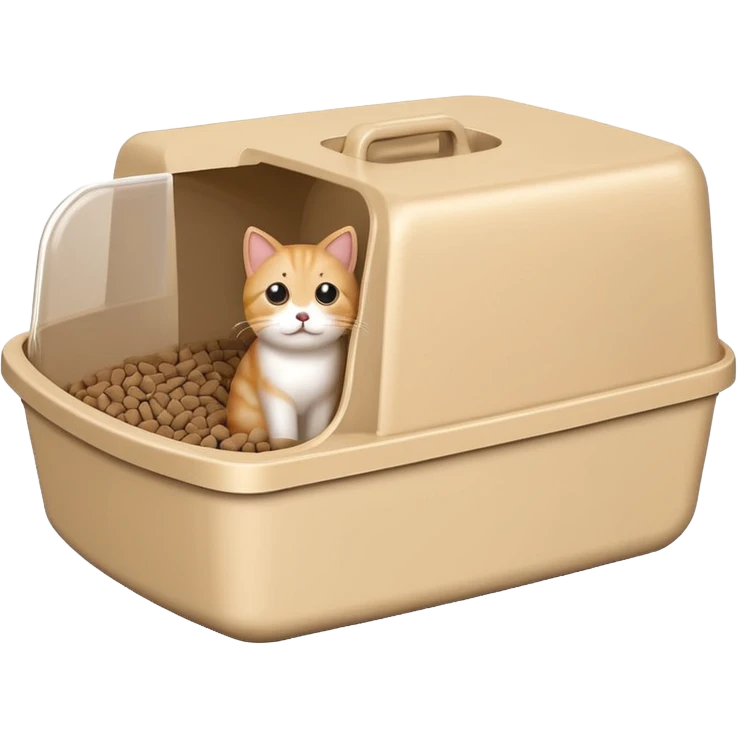 cat litter box emoji