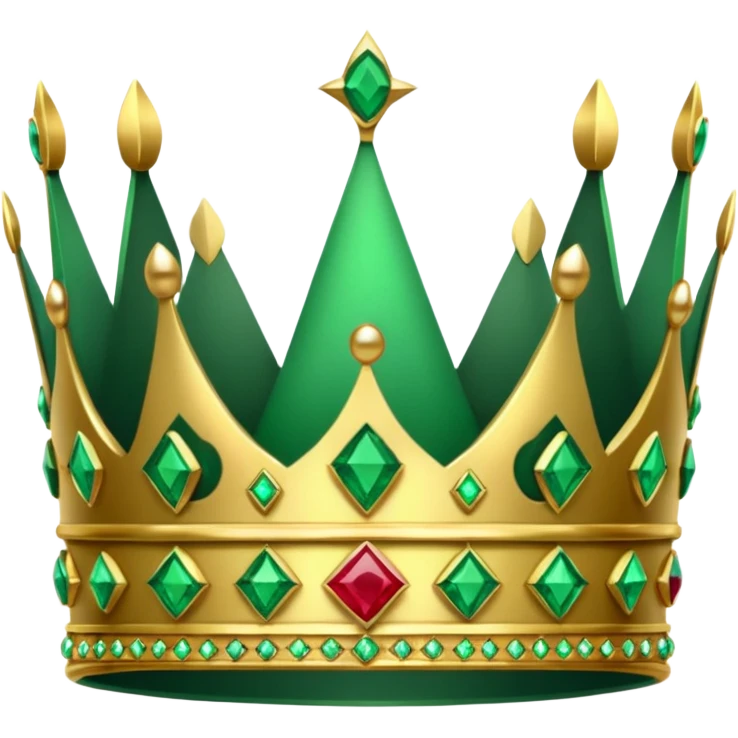 green crown emoji
