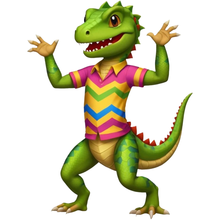 lizardman dancing salsa emoji