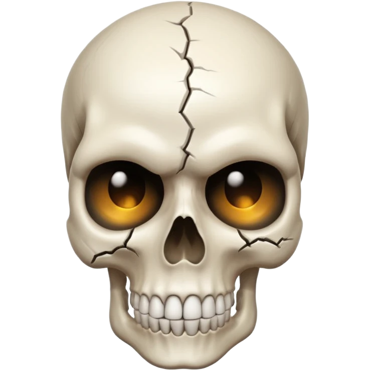 One eye blinking skull emoji