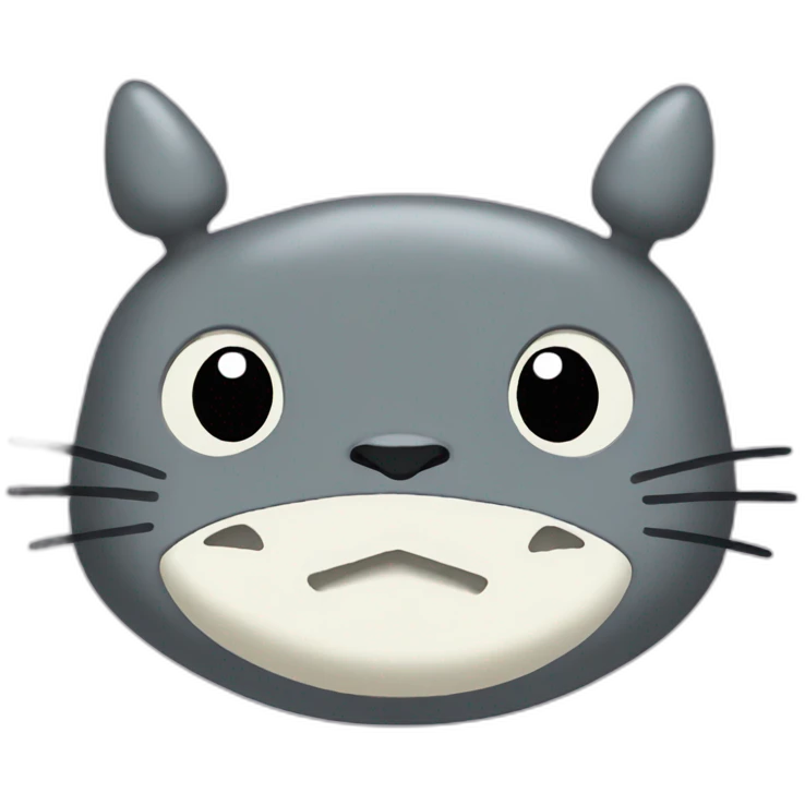 Totoro head emoji