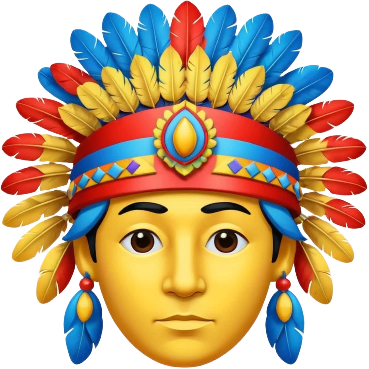 chief hat, pop art, simple lines, flat emoji