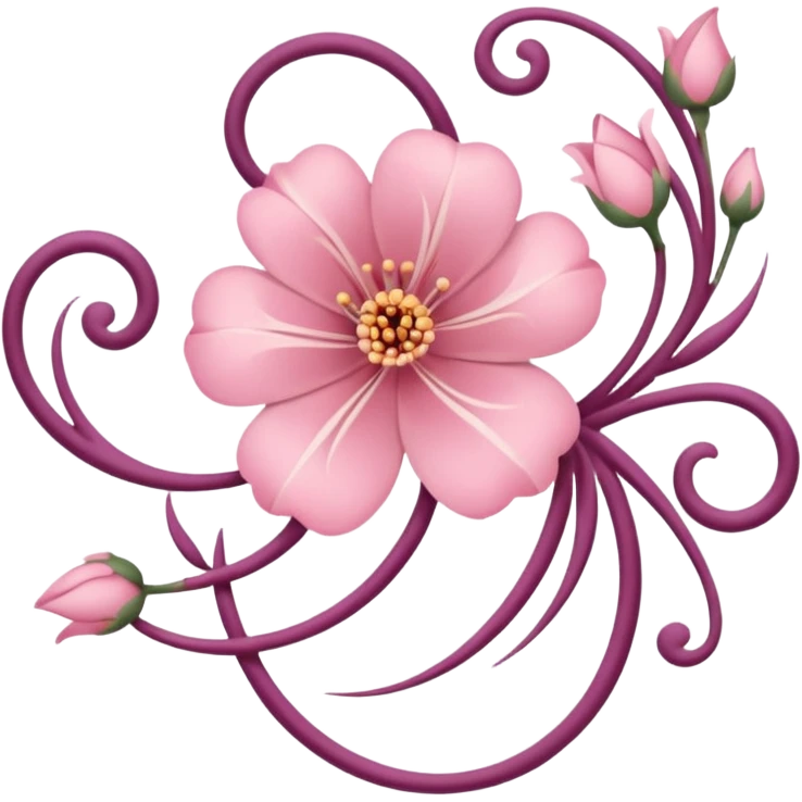 Tattoo pink emoji