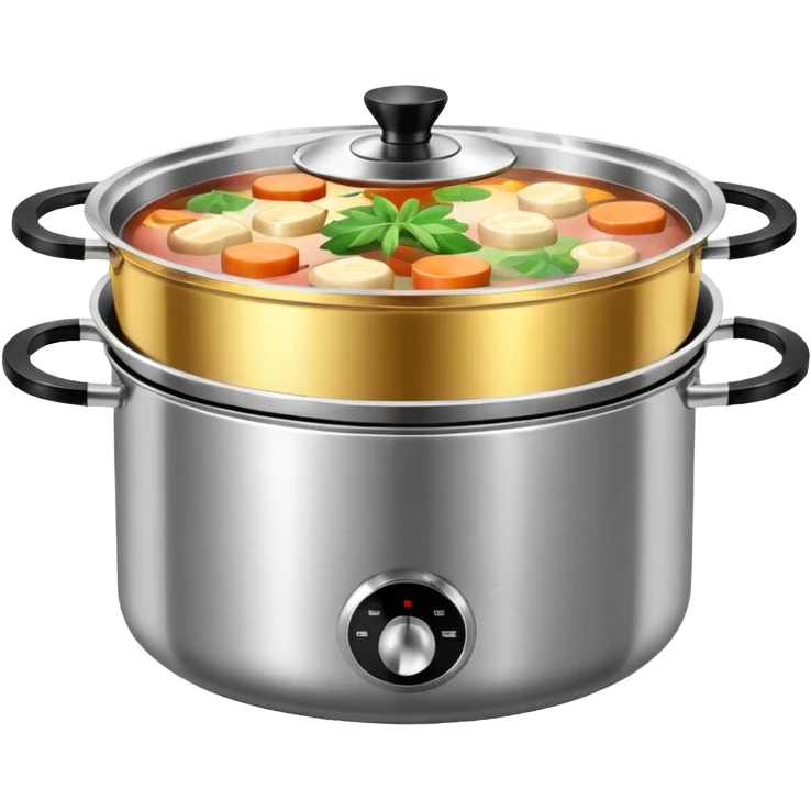 Stainless steel hotpot emoji