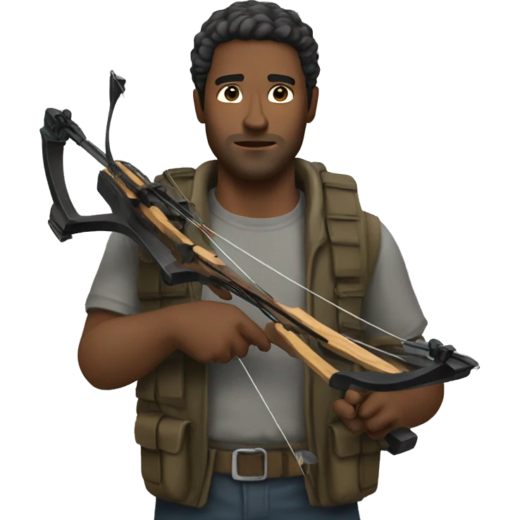Man with crossbow emoji