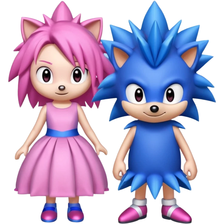 Sonic and Amy emoji