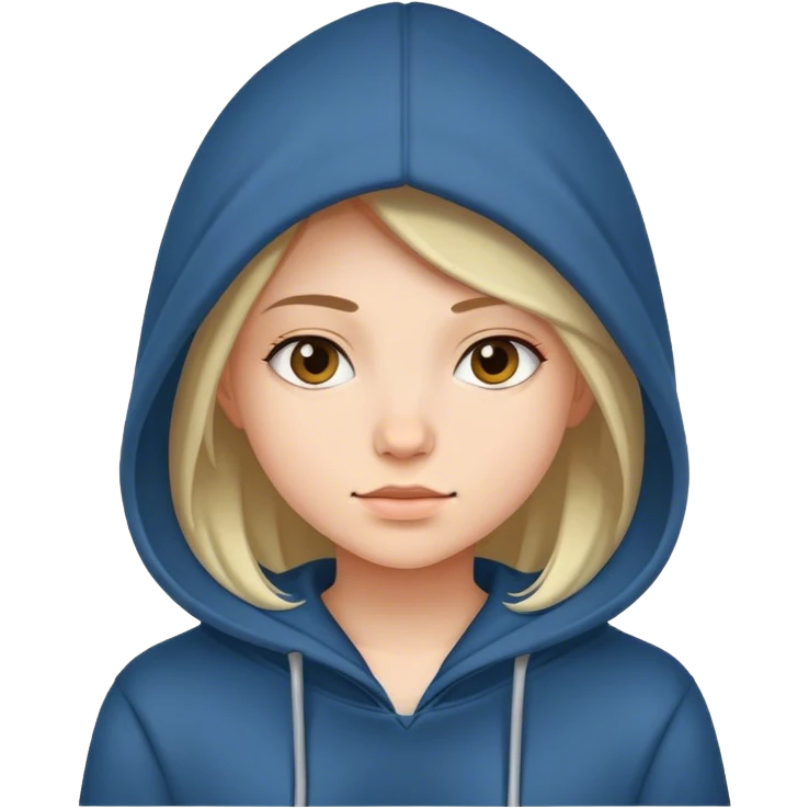 hoodie  girl  emoji