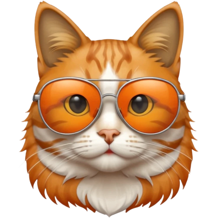 Cat wearing sunglasses emoji