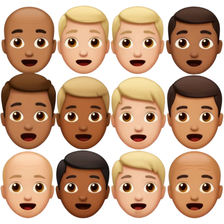 Funny faces emoji