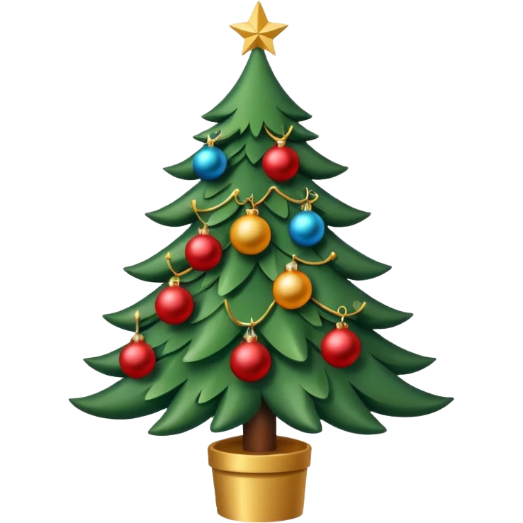 Christbäume emoji