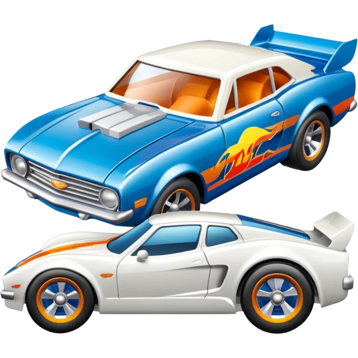 Машинка HotWheels белого цвета в классической упаковке HotWheels. emoji