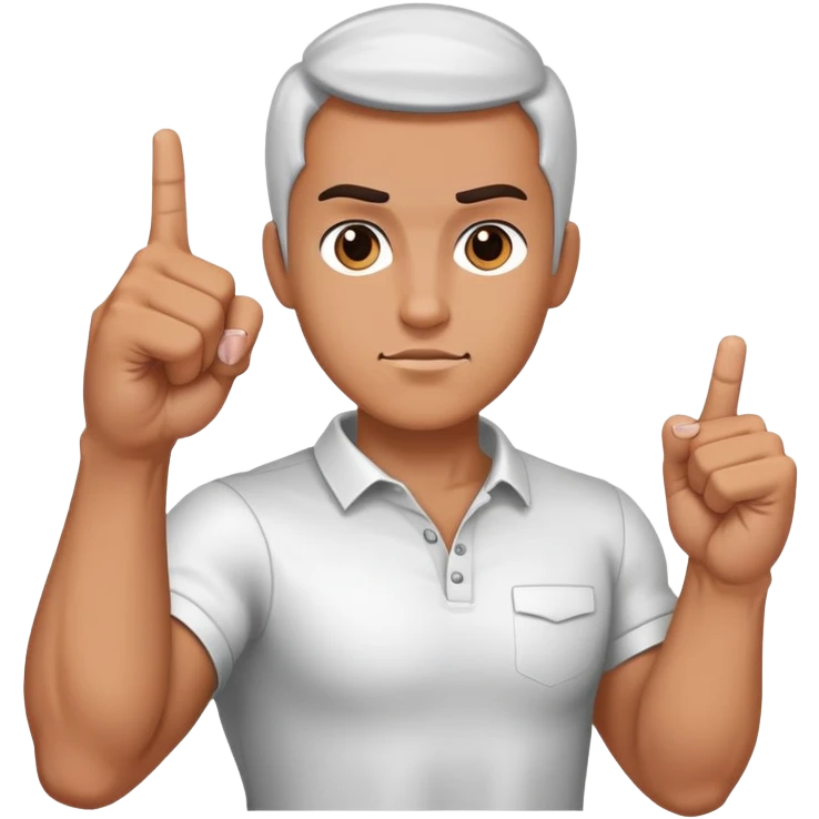 Стальной кулак, поднимает два пальца вверх мизинец и указательный. emoji