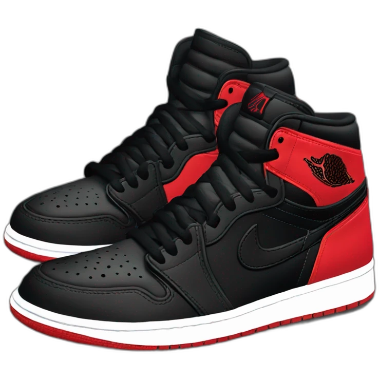 Jordan 1 bred originals emoji