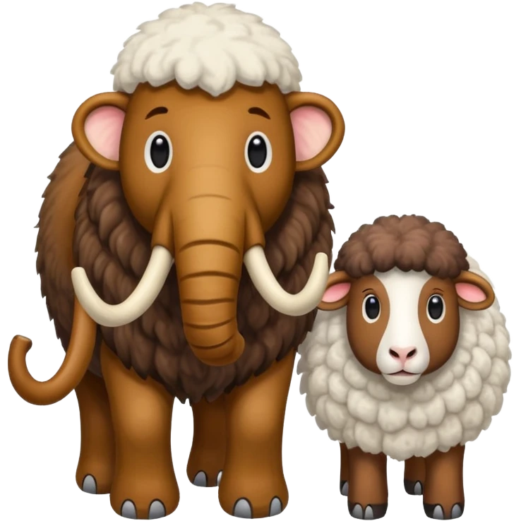 🐑+🦣 emoji