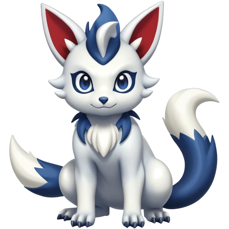 Shiny Absol-Furret-Meowstic-Zangoose-Hybrid (Full body) emoji