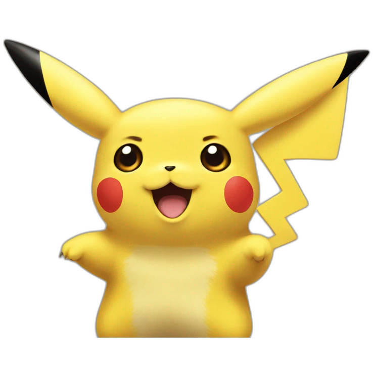 Pikachu surprised emoji